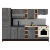 Bucatarie MARINA NEW 270 B Wenge / Decor K352